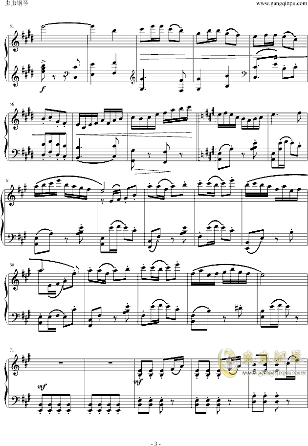 长笛曲谱梁祝_梁祝长笛独奏五线谱