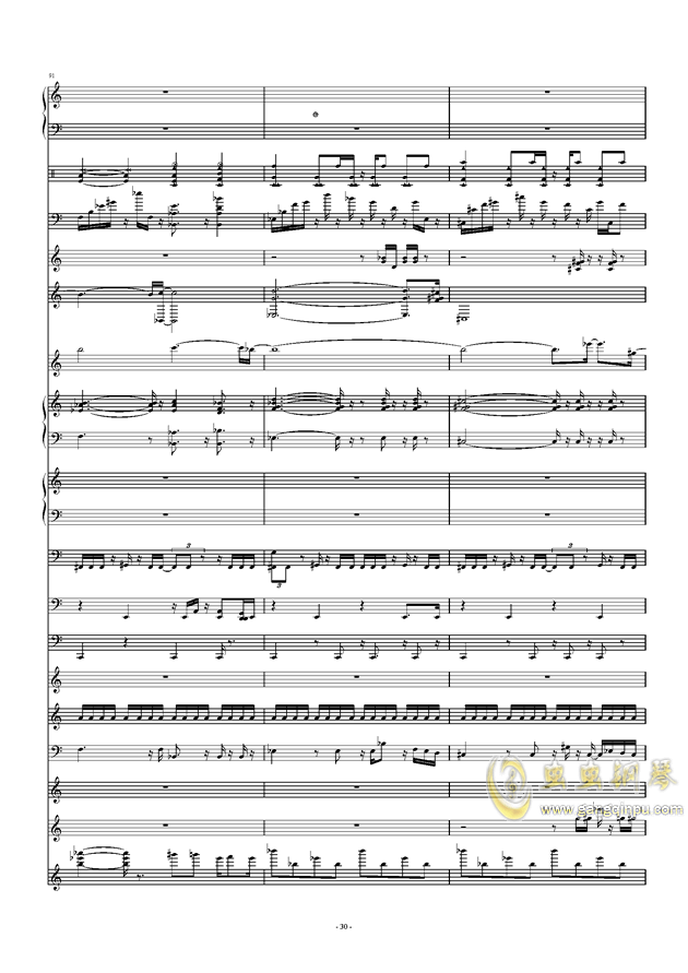 summer钢琴曲谱教学_钢琴简单曲谱