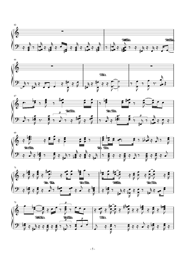 妖怪钢琴曲谱_西游记妖怪