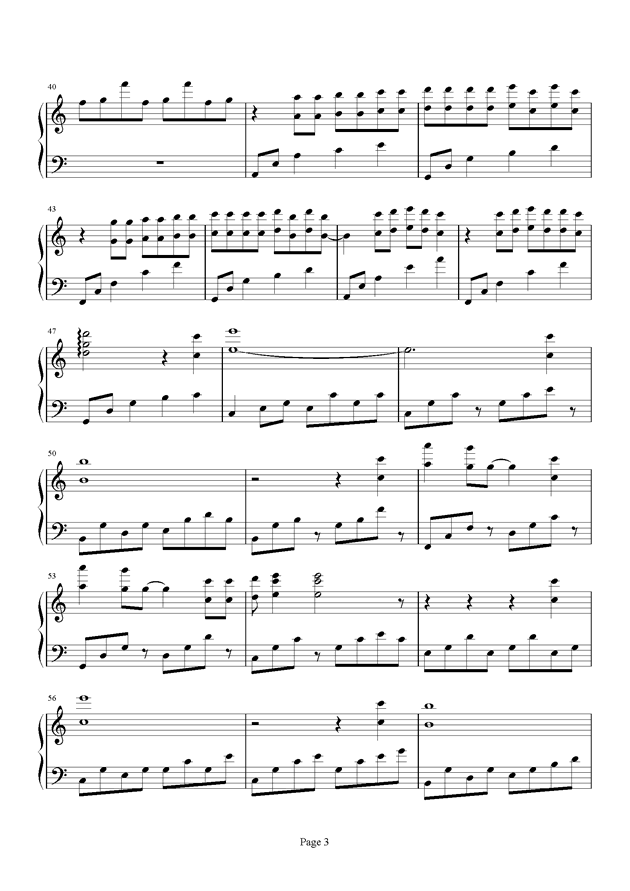 瞬间歌曲曲谱_钢琴简单曲谱