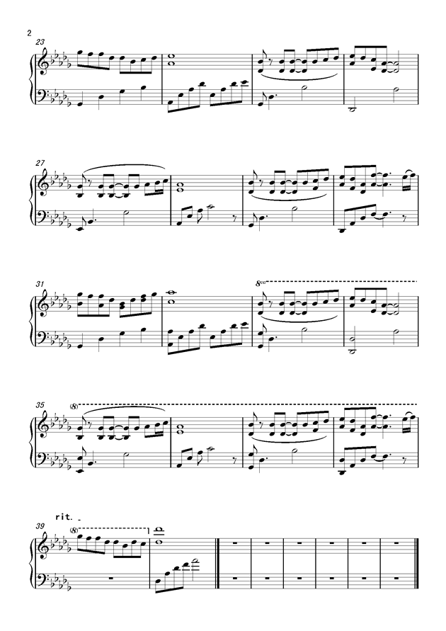 小顽皮曲谱_钢琴简单曲谱(2)
