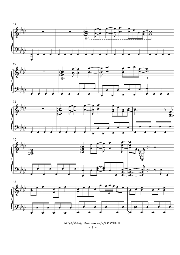 恋钢琴曲简谱_海之恋钢琴曲简谱(3)