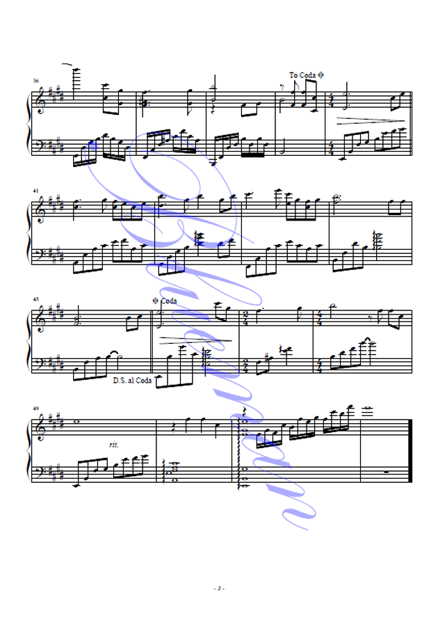 牧羊曲简谱笛子独奏_简谱