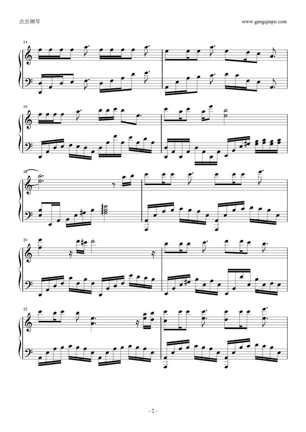 默的钢琴简谱_默简谱钢琴双手简谱(2)