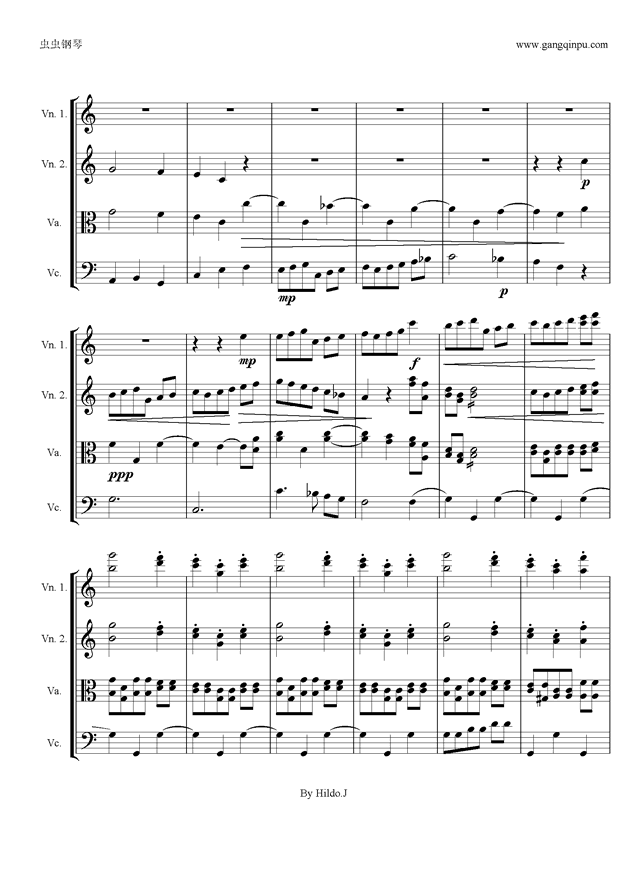 贝多芬命运交响曲谱_贝多芬命运交响曲谱子(2)