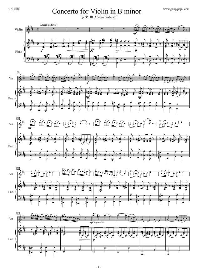 阿兰古斯协奏曲谱吉他谱_阿兰·德龙