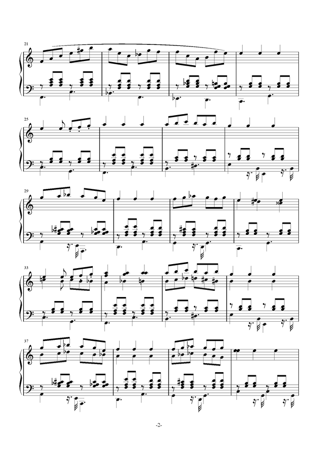 尬帝曲谱