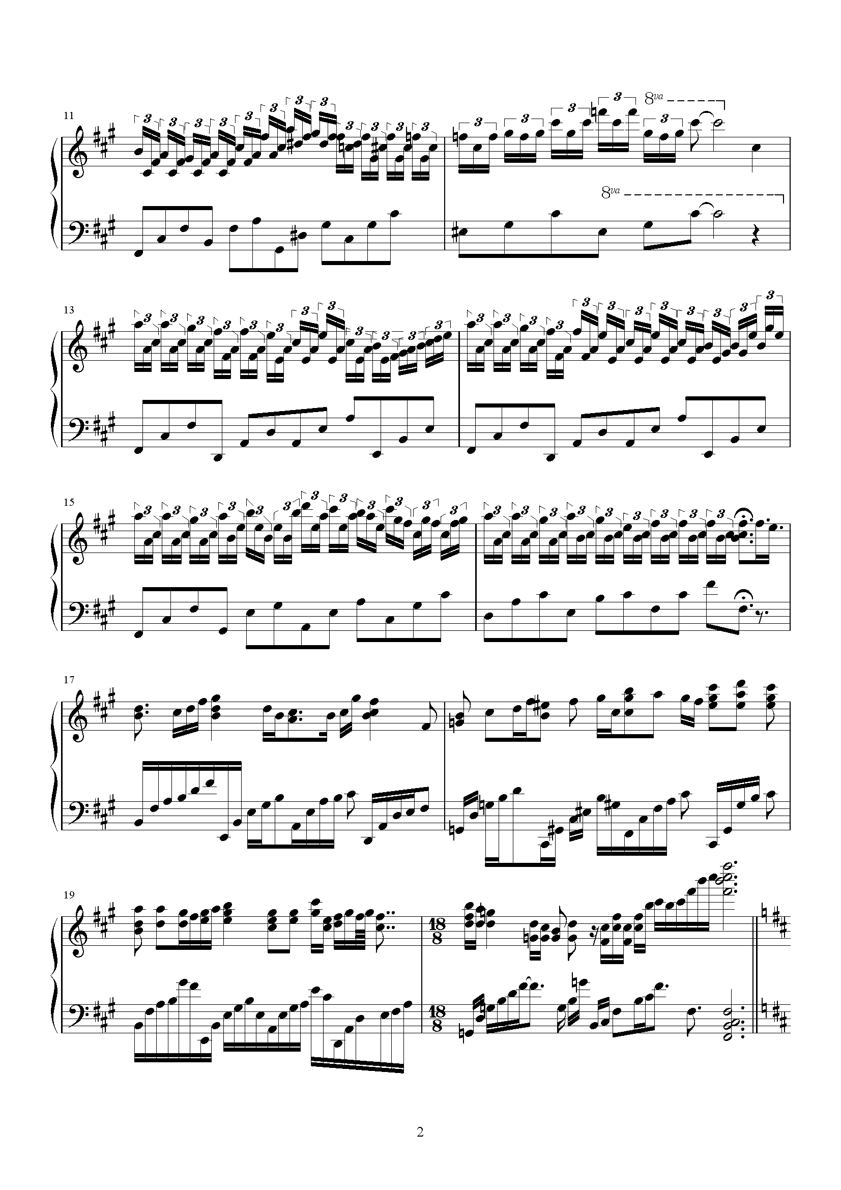 unable钢琴曲谱_钢琴简单曲谱(2)