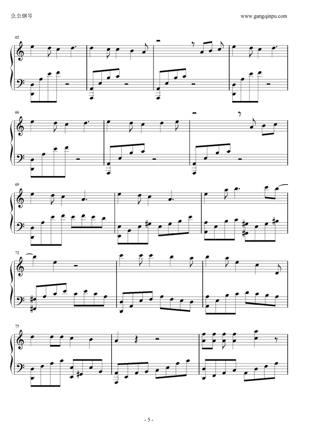 默钢琴曲谱_默曲谱(3)