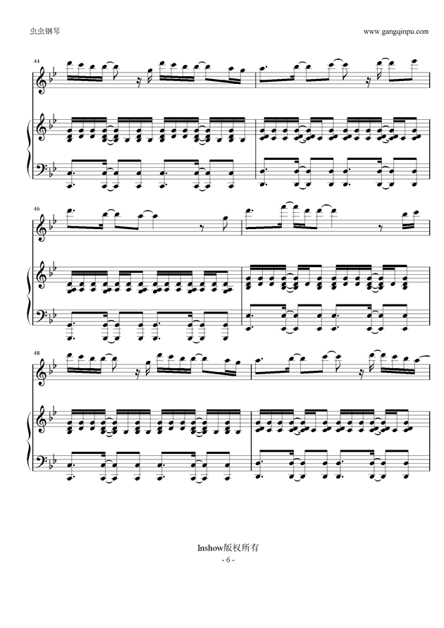 counton钢琴曲谱_钢琴简单曲谱(2)