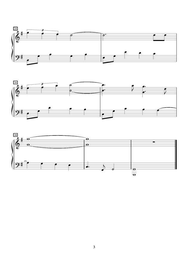 简谱hum_儿歌简谱(2)