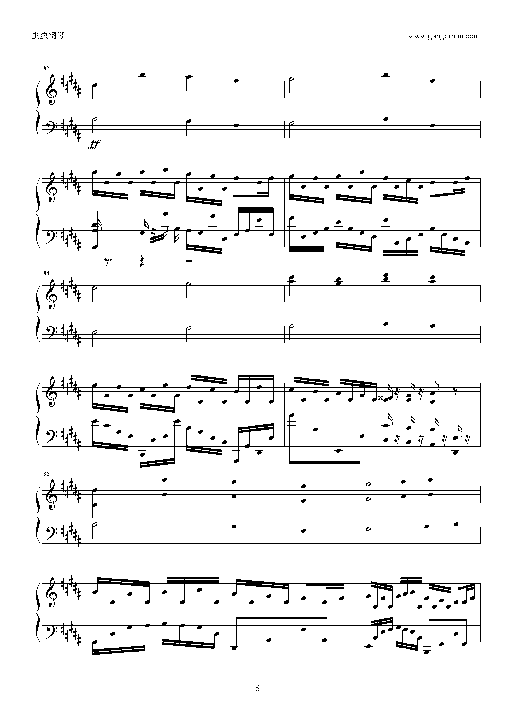 flower钢琴曲谱_钢琴简单曲谱(2)