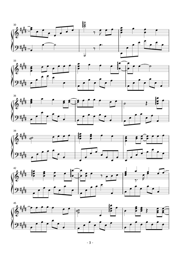 问爱情曲谱_钢琴简单曲谱