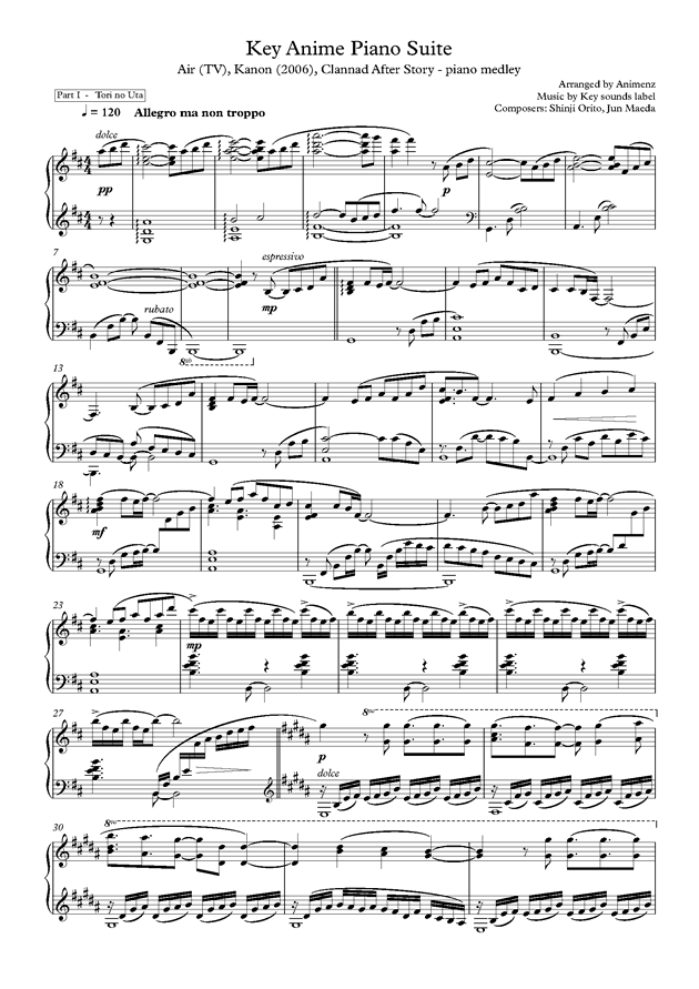>>【animenz】key社经典曲目串烧