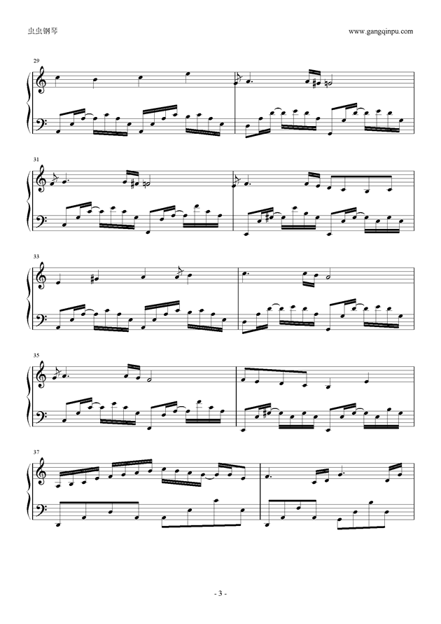 冷雨夜钢琴简谱_冷雨夜简谱钢琴数字