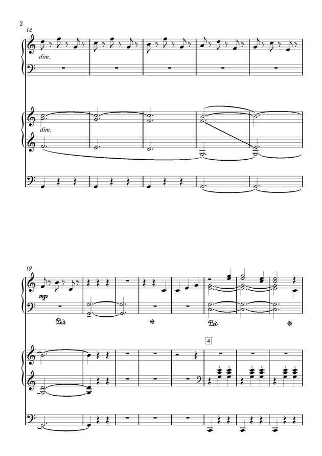 双排键琴和曲谱_21键拇指琴曲谱(3)