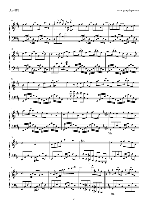 年轮钢琴简谱_年轮钢琴简谱数字(3)
