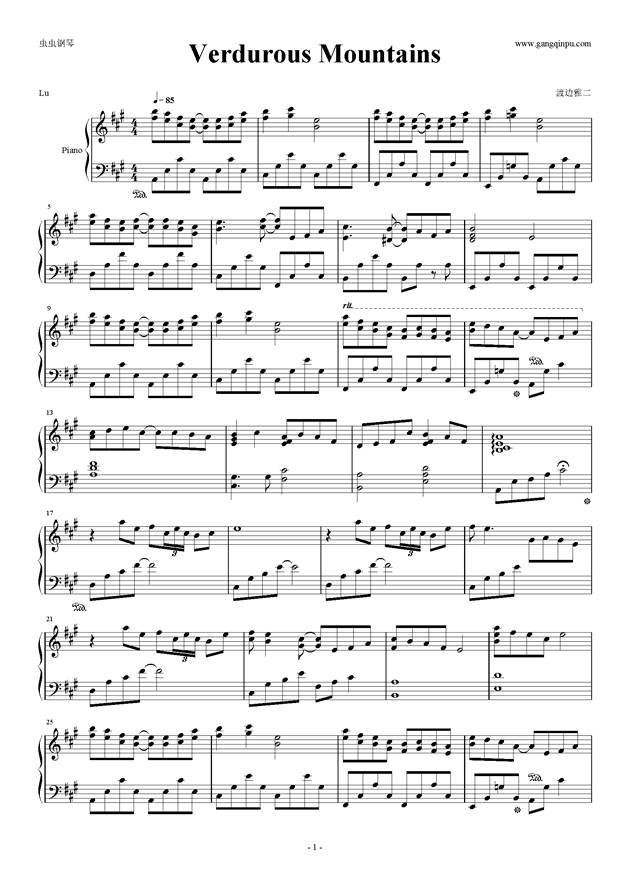 steammountain曲谱_陶笛曲谱12孔(2)