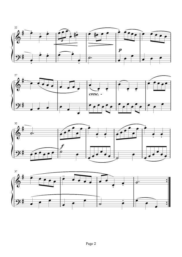 钢琴初入门曲谱_钢琴入门曲谱(2)