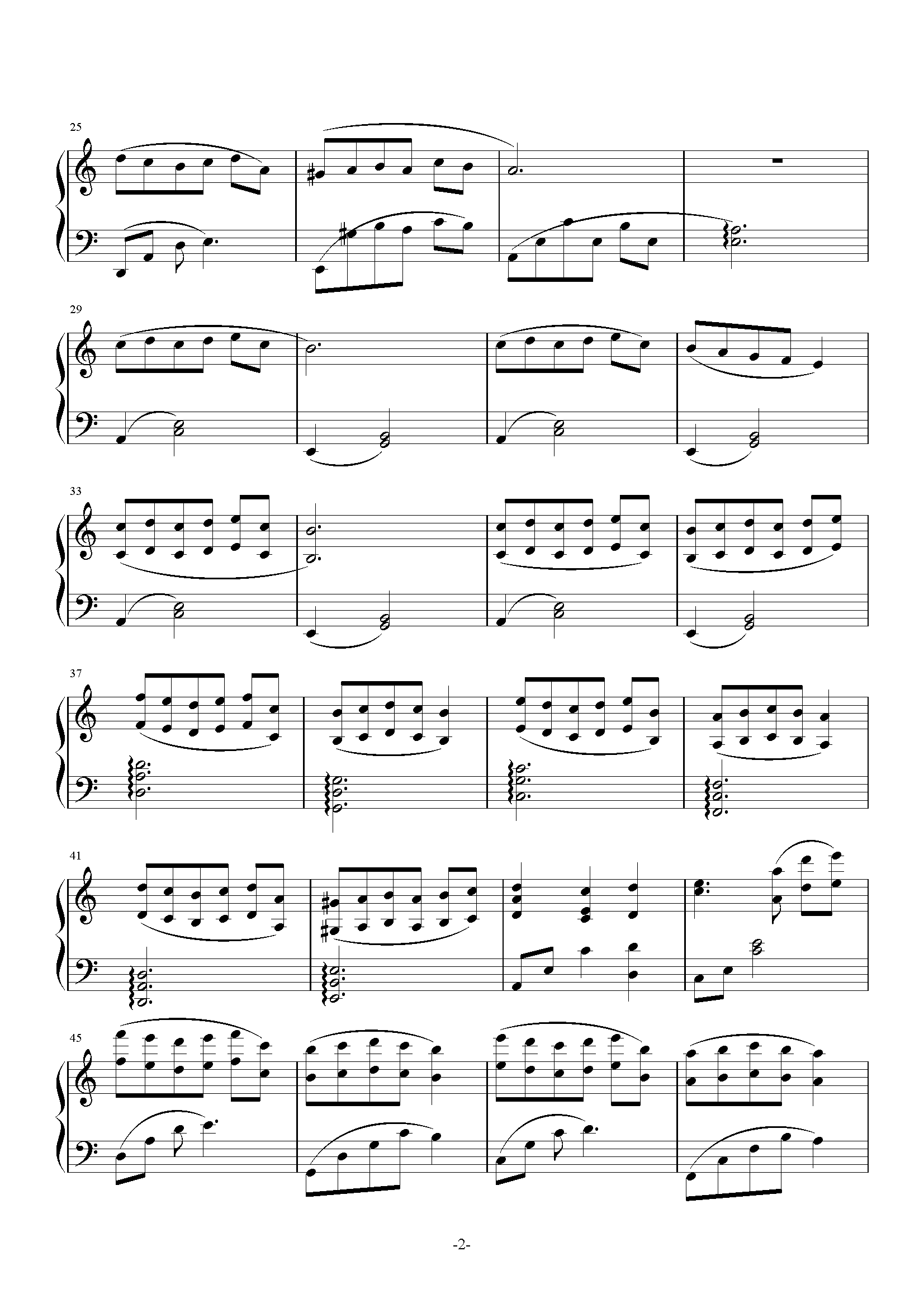 (守候)的曲谱_一生守候图片(3)