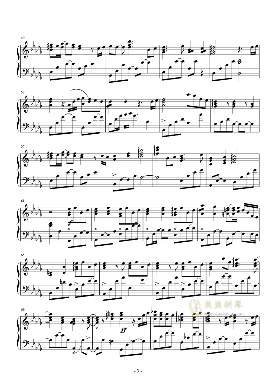 色空的曲谱_陶笛曲谱12孔(3)