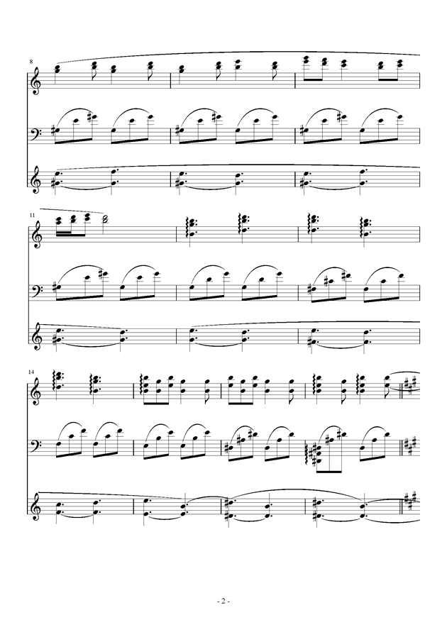 离舟钢琴曲谱_钢琴简单曲谱(2)