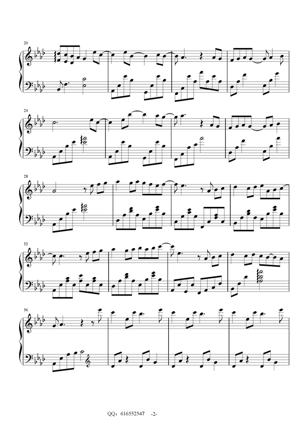 光遇歌曲谱钢琴_光遇钢琴曲谱
