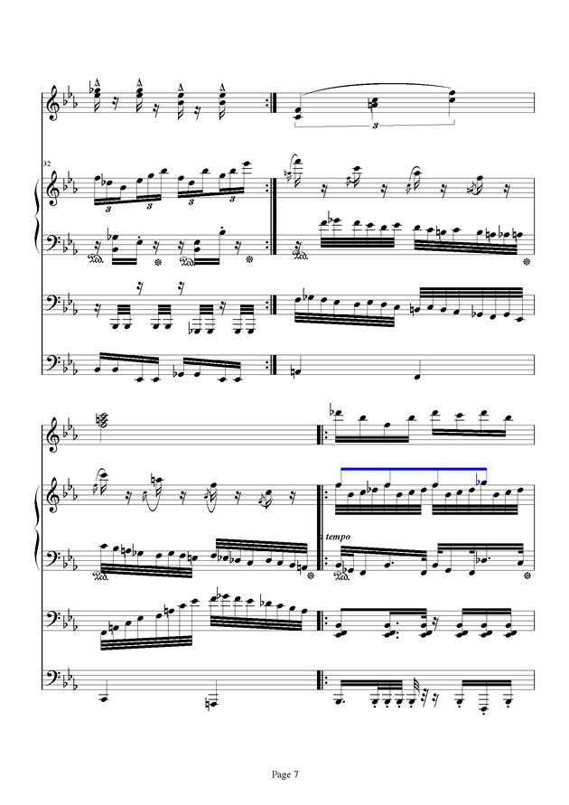 钢琴曲谱红头绳_钢琴简单曲谱(3)