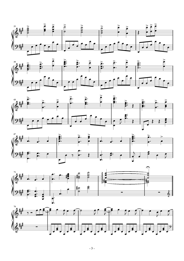 命钢琴曲曲谱_梁祝钢琴曲完整版曲谱(2)