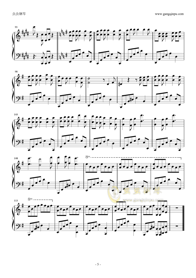 虫虫钢琴 钢琴谱 >> 欧美日韩 >> pianoboy >>王者降临