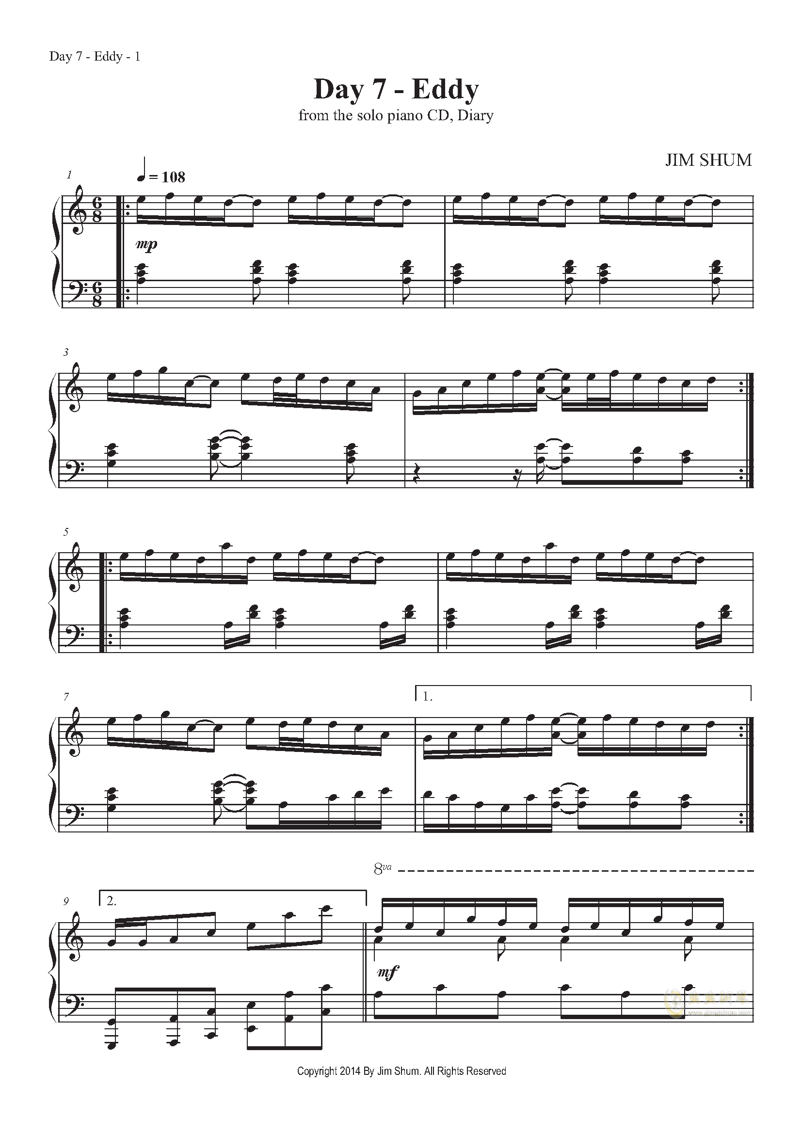 简谱hum_儿歌简谱