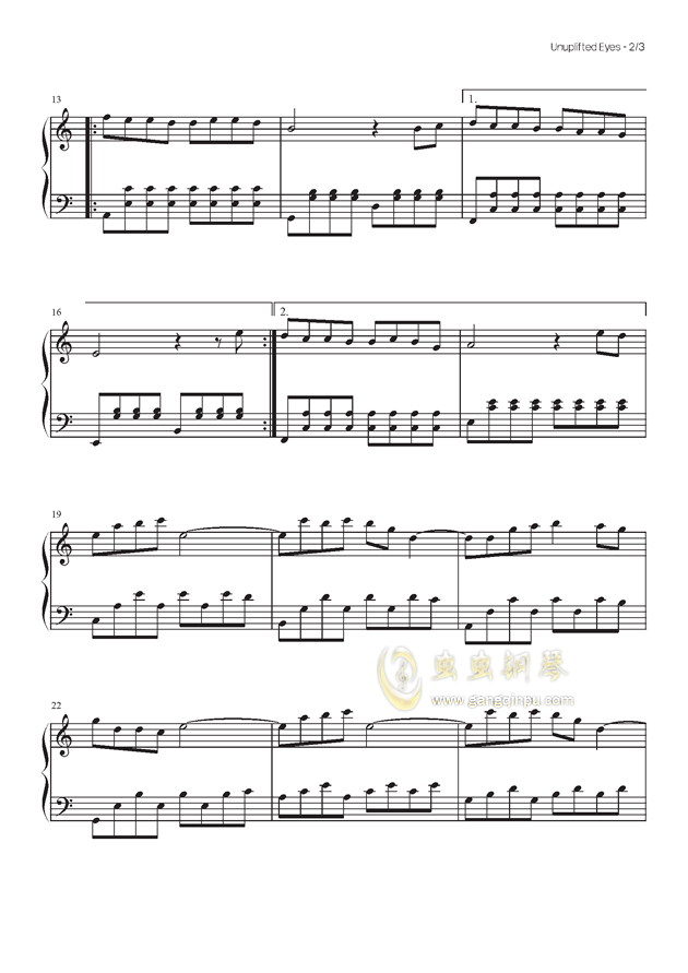 简谱hum_儿歌简谱