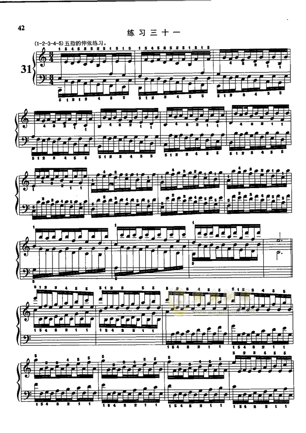 哈农简谱_哈农钢琴简谱(2)