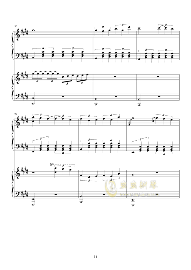 秋之夜曲谱_一叶之秋