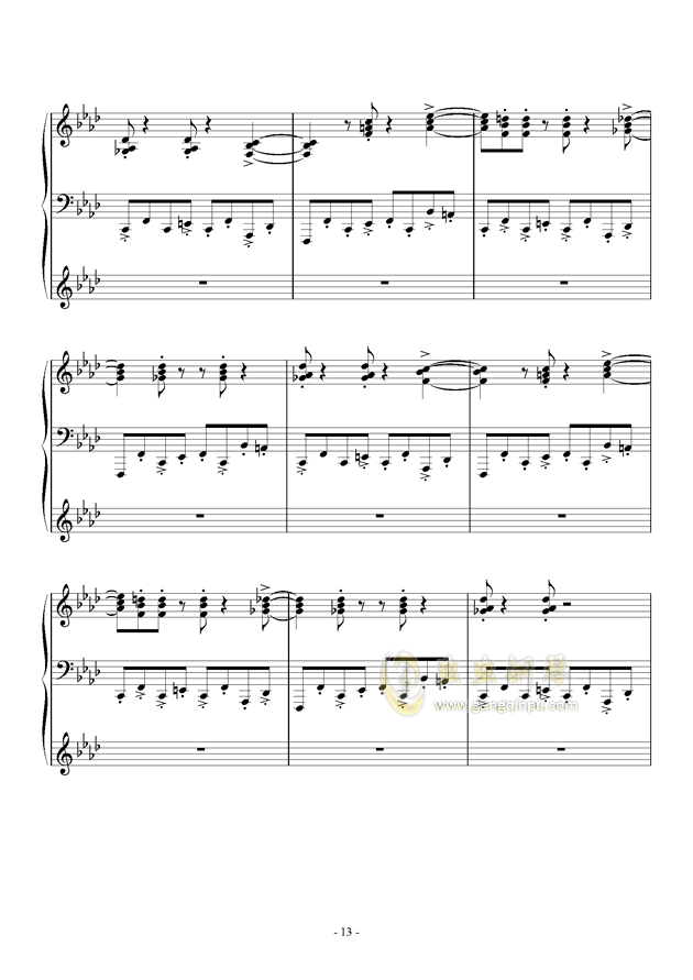 等钢琴曲谱_钢琴简单曲谱