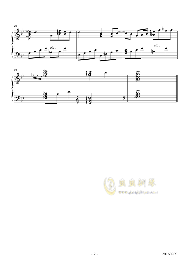 简谱月之恋_山楂树之恋简谱(5)