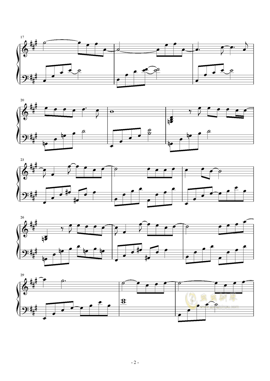 蓝色生死恋简谱_儿歌简谱(2)