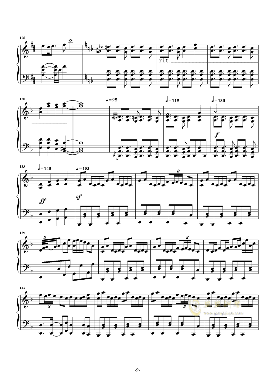 钢琴曲谱歌谱_钢琴曲谱大全简谱歌谱(3)