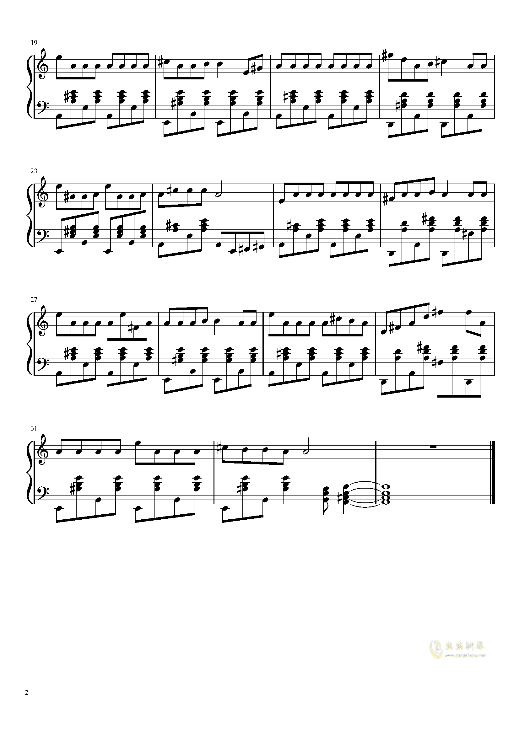 钢琴二级熊猫曲谱_钢琴二级熊猫五线谱(2)