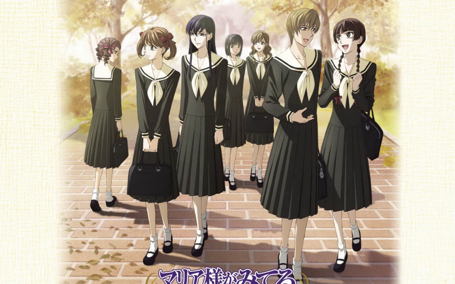 百合三神作《圣母在上》OP—pastel pure钢琴谱