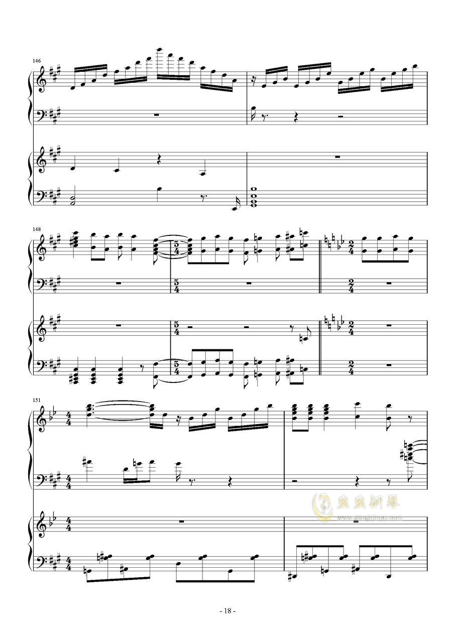 faylinn钢琴曲谱_钢琴简单曲谱