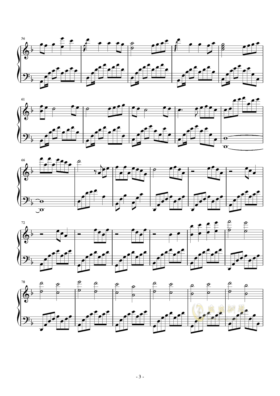starsky钢琴版