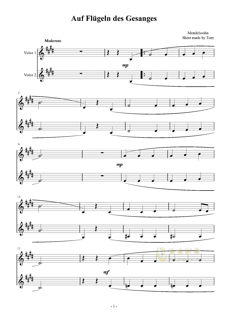双声部合唱简谱_勇气双声部合唱简谱(3)