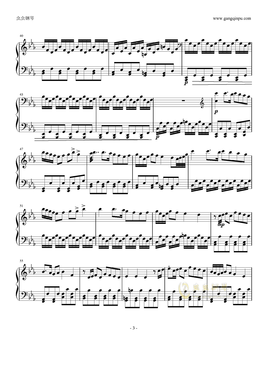 比乐钢琴曲谱
