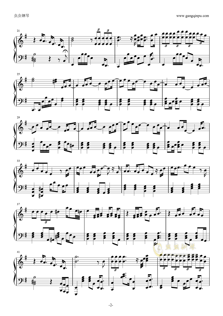 望月曲谱钢琴_曲谱网望月三重唱曲谱(2)