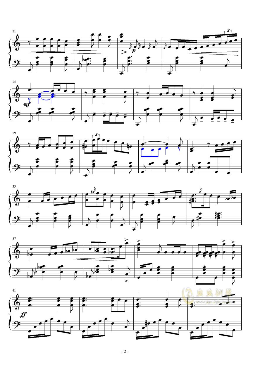 愿曲谱_钢琴简单曲谱