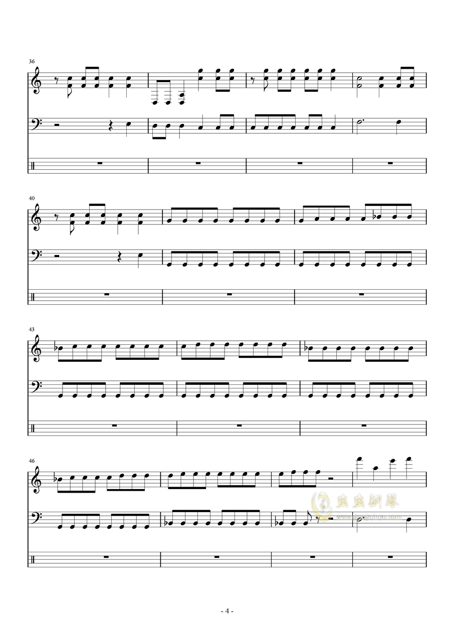 库乐队曲谱体面_体面曲谱