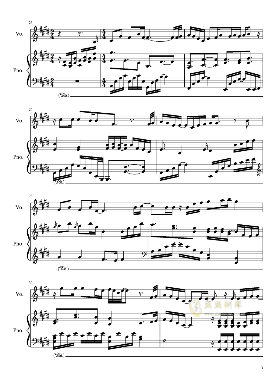 1967简谱gontiti_儿歌简谱(3)