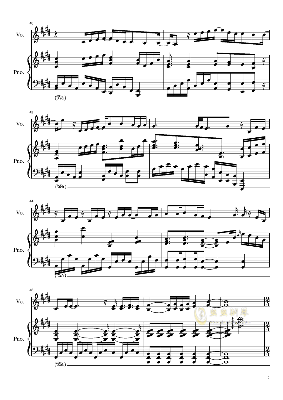 1967简谱gontiti_儿歌简谱(2)