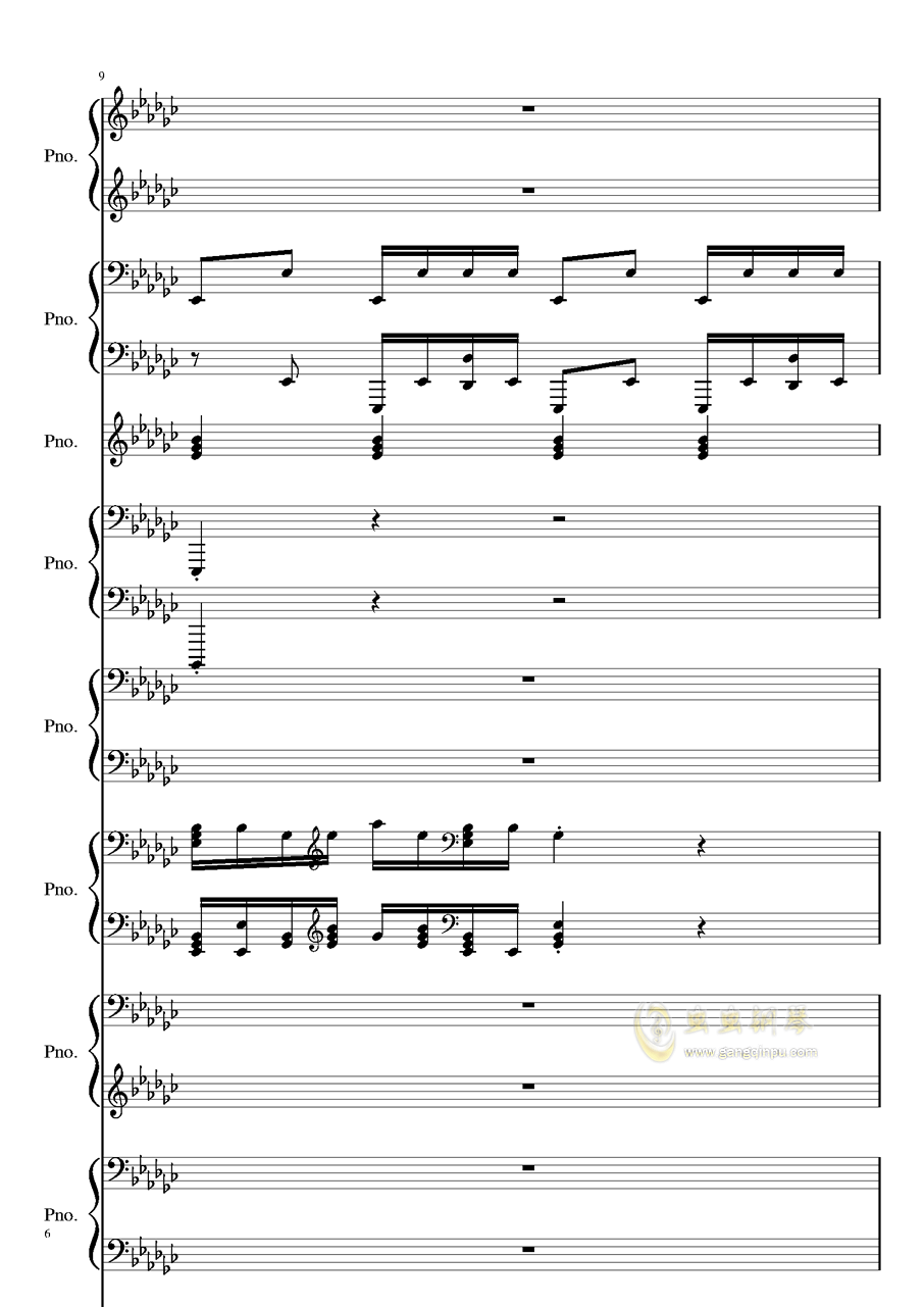 曲谱黑科技_钢琴简单曲谱(2)